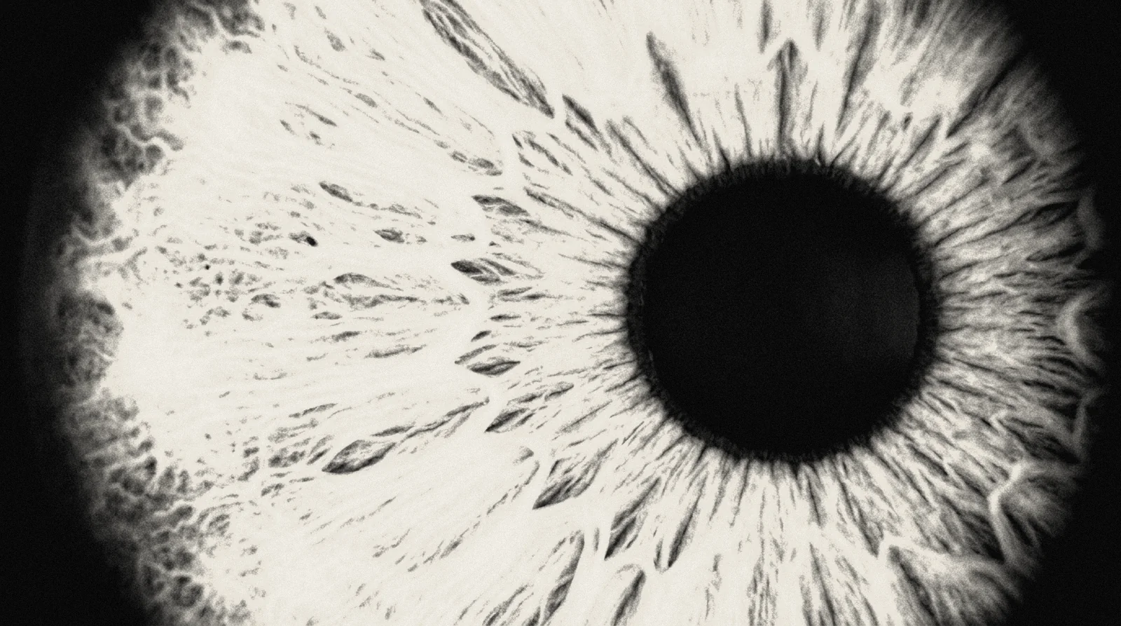 Iris humano en macro — Astral 708 Records